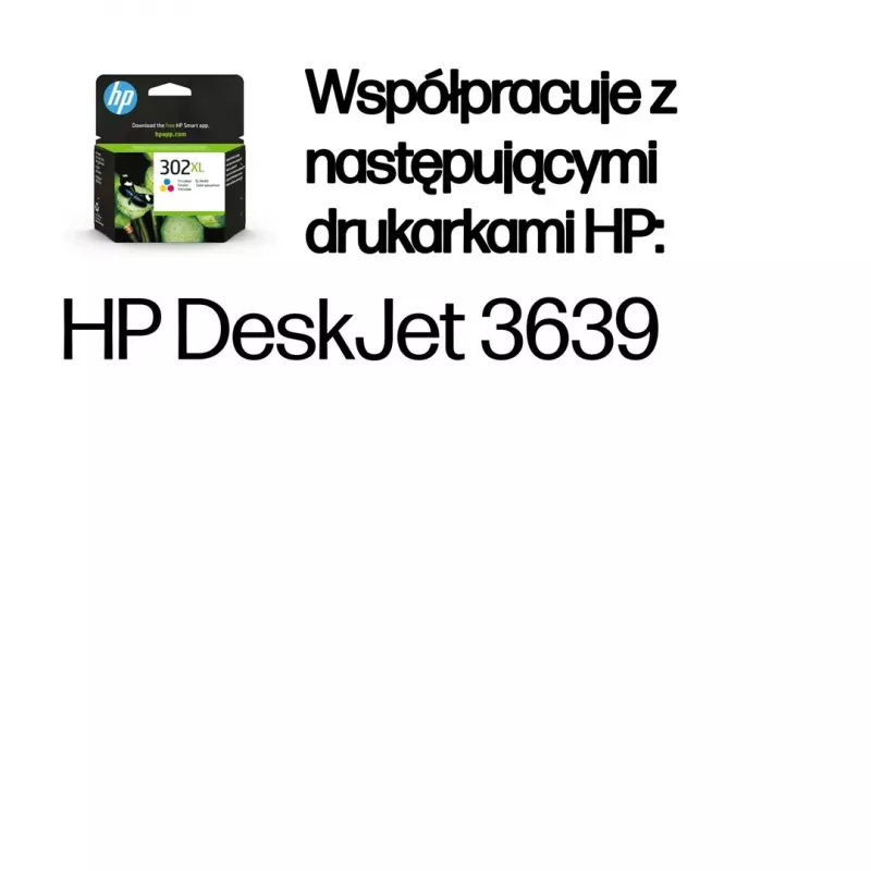 HP 302XL High Yield τρίχρωμο γνήσιο μελάνι