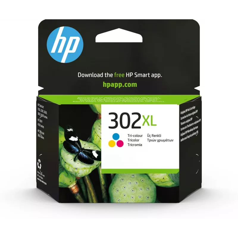 HP 302XL μελάνι τρίχρωμο