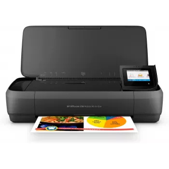HP Officejet 250 Mobile All-in-One MFP έγχρωμος inkjet εκτυπωτής A4 8 σελίδες/λεπτό αντιγραφή 10 σελίδες/λεπτό εκτύπωση 50 φύλλα USB Wi-Fi