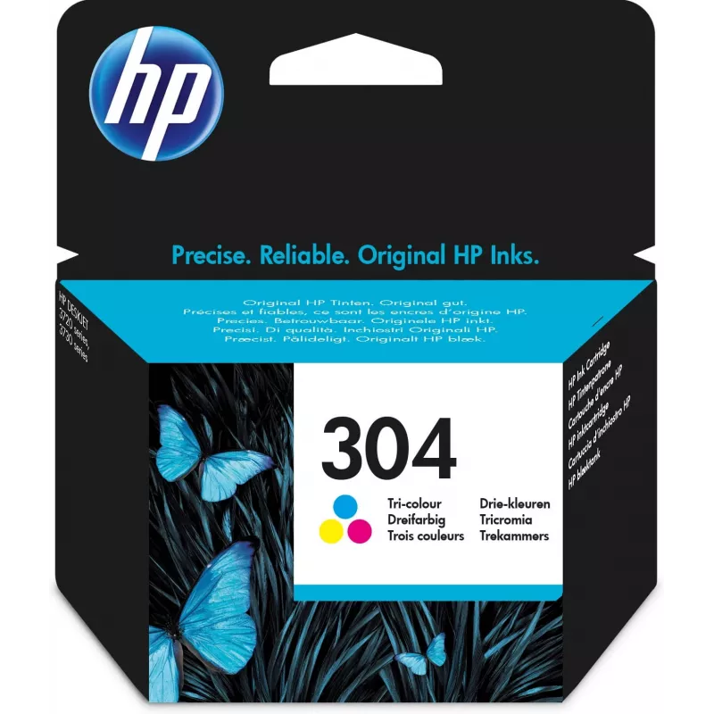 HP 304 τρίχρωμο γνήσιο μελάνι