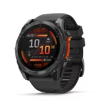 Garmin Fenix 8 3,56 cm (1,4) AMOLED 51 mm ψηφιακό 454 x 454 Pixel οθόνη αφής Titan WLAN GPS (δορυφορικό)