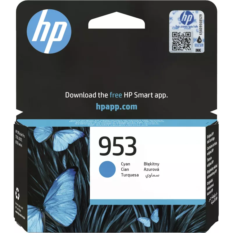 Μελάνι HP 953 κυανό 630 σελίδες