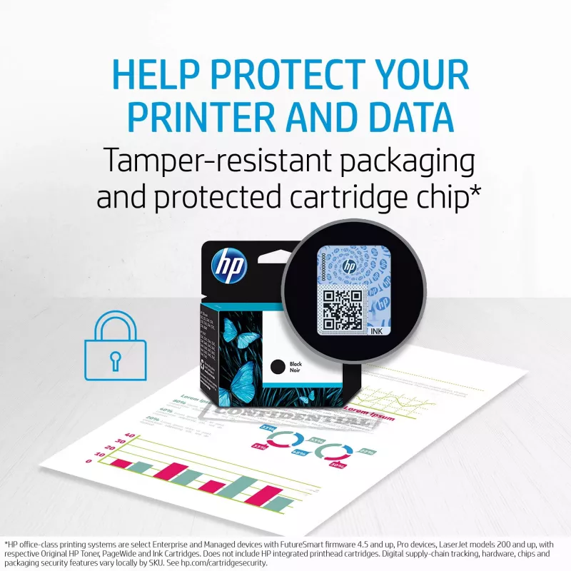 HP 953 μαύρο γνήσιο μελάνι