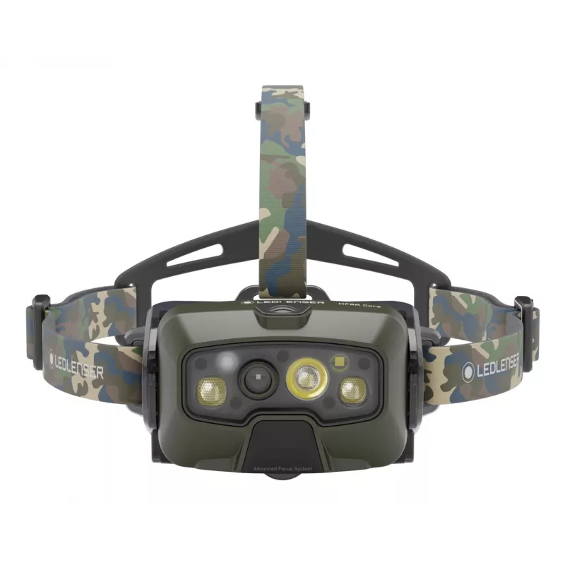 Ledlenser HF8R Core RGB Camouflage - Φακός κεφαλής LED, πράσινο