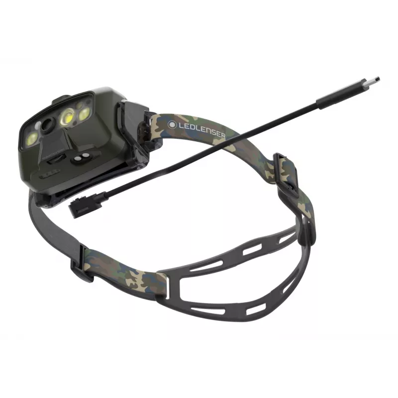 Ledlenser HF8R Core RGB Camouflage - Φακός κεφαλής LED, πράσινο