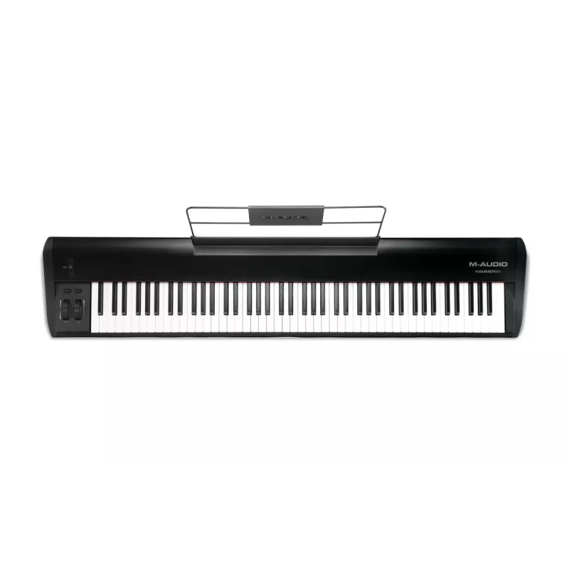 MIDI keyboard M-AUDIO HAMMER 88 88 πλήκτρα USB Μαύρο Λευκό