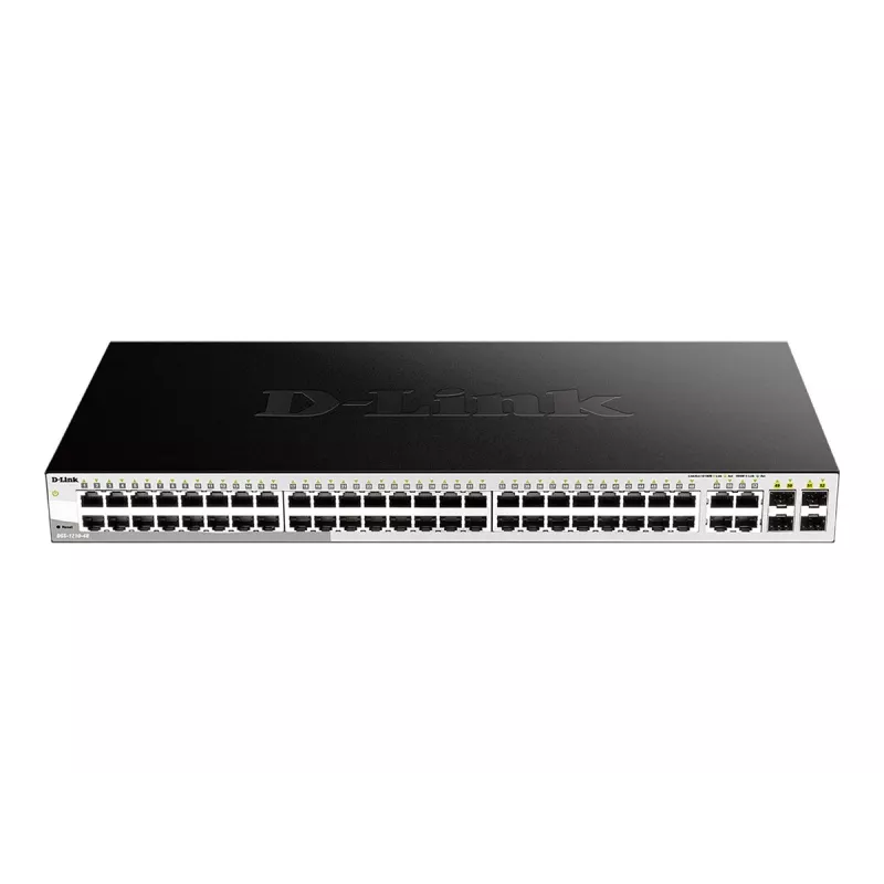 D-Link Switch 48 θυρών Gigabit Smart Managed με 4 συνδυαστικές θύρες 1000BASE-T/SFP