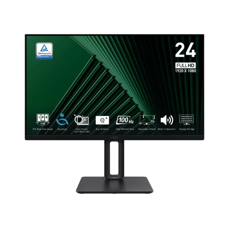 MSI Pro MP245PG 24 ίντσες IPS FHD HDMI/DP Pivot - Επίπεδη οθόνη - 61 cm