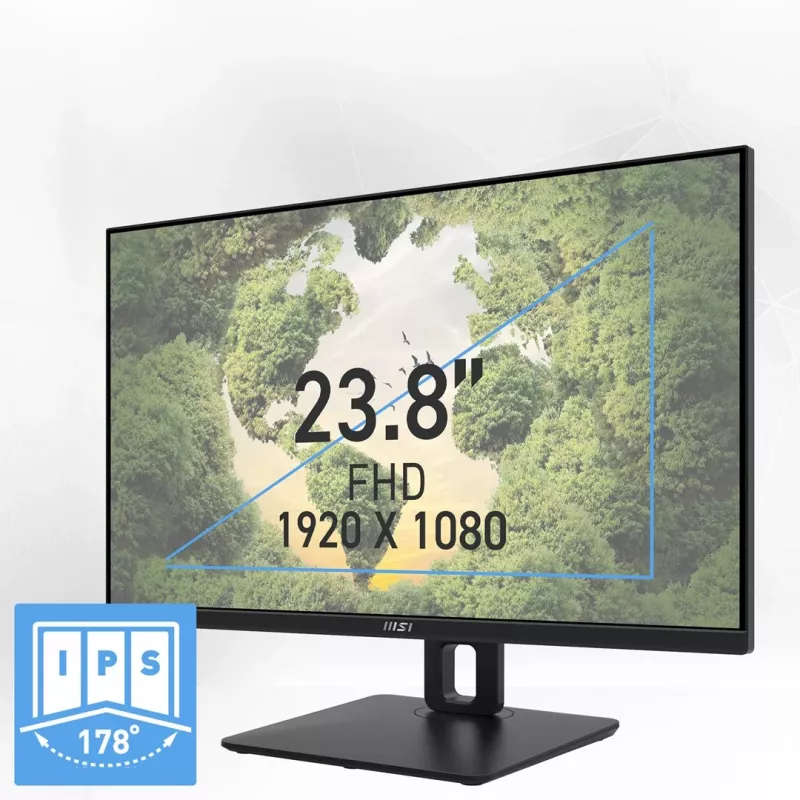 MSI Pro MP245PG 24 ίντσες IPS FHD HDMI/DP Pivot - Επίπεδη οθόνη - 61 cm