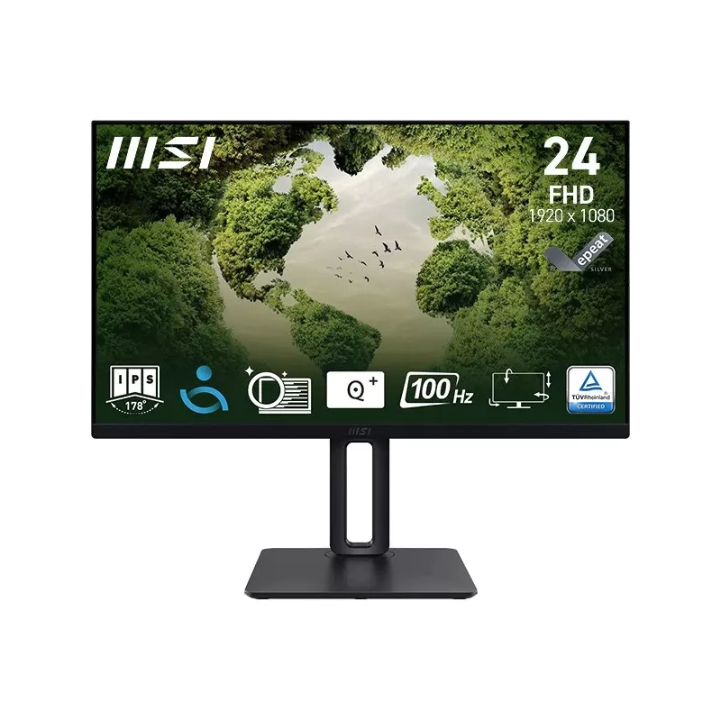 MSI Pro MP245PG 24 ίντσες IPS FHD HDMI/DP Pivot - Επίπεδη οθόνη - 61 cm