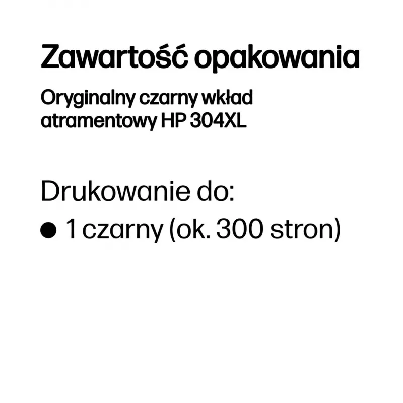 HP 304XL Γνήσιο μελανοδοχείο Μαύρο