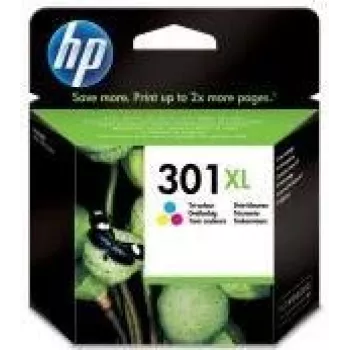 HP 301XL High Yield Tri-color Γνήσιο μελανοδοχείο