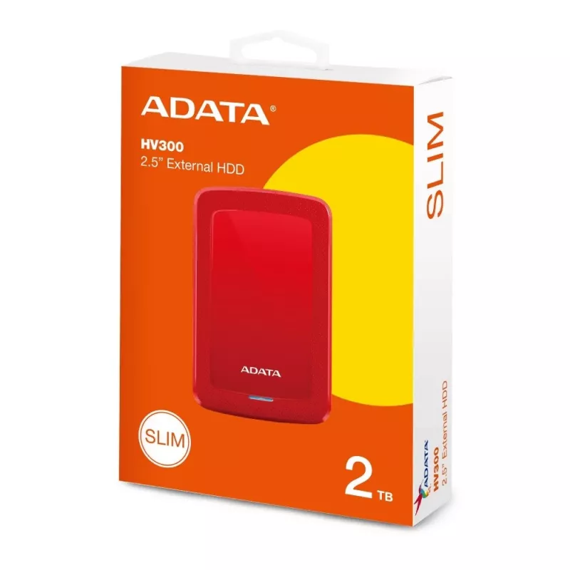 DashDrive HV300 2TB 2,5 ίντσες USB 3.1 Κόκκινο