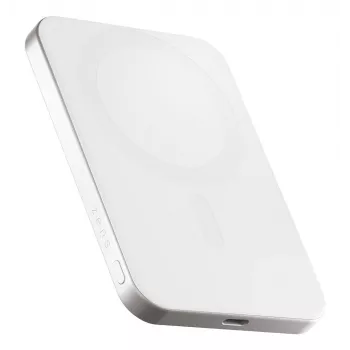 ZENS Pro 1 λεπτό 5000 mAh ασύρματη φόρτιση λευκό