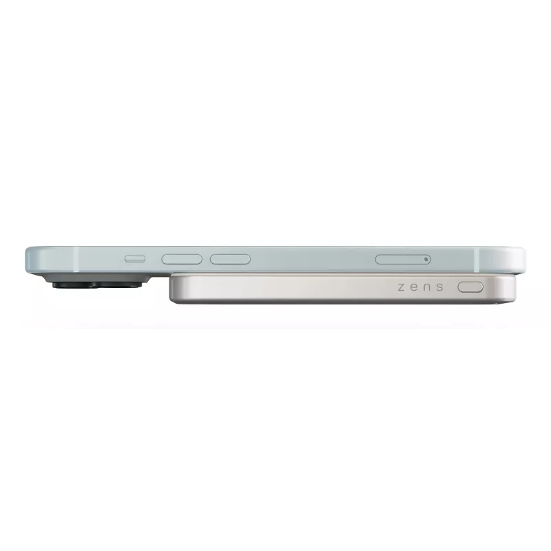 ZENS Pro 1 λεπτό 5000 mAh ασύρματη φόρτιση λευκό