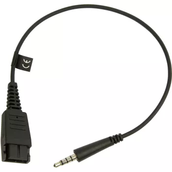 GN Jabra Jabra - Προσαρμογέας headset - Mini βύσμα αρσενικό σε Quick Disconnect αρσενικό - για SPEAK 410, 410 MS (8800-00-99)