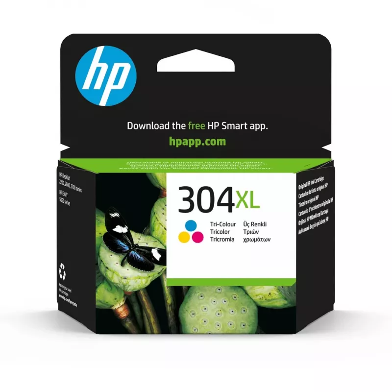 HP 304XL Tri-color Γνήσιο μελανοδοχείο