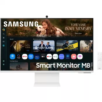 Οθόνη LCD | SAMSUNG | LS32FM801UUXDU | 32 | Smart/4K | Panel VA | 3840x2160 | 16:9 | 60 Hz | 4 ms | Χρώμα λευκό | LS32FM801UUXDU