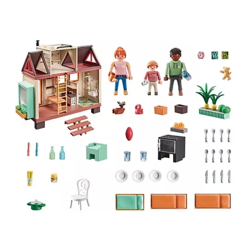 Playset Family Playmobil 71509 πολύχρωμο ηλικία 4-10