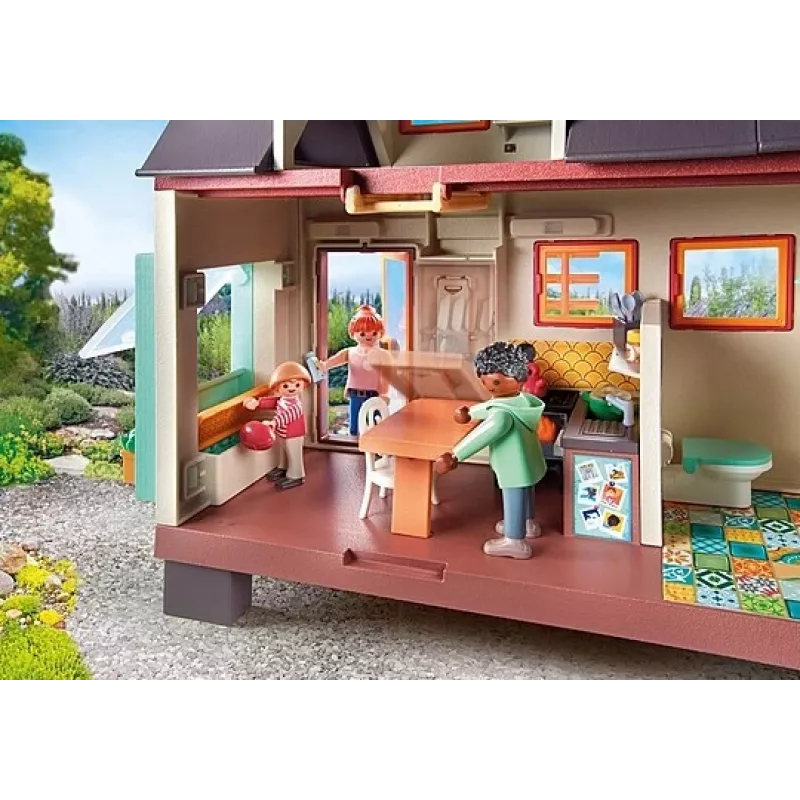 Playset Family Playmobil 71509 πολύχρωμο ηλικία 4-10