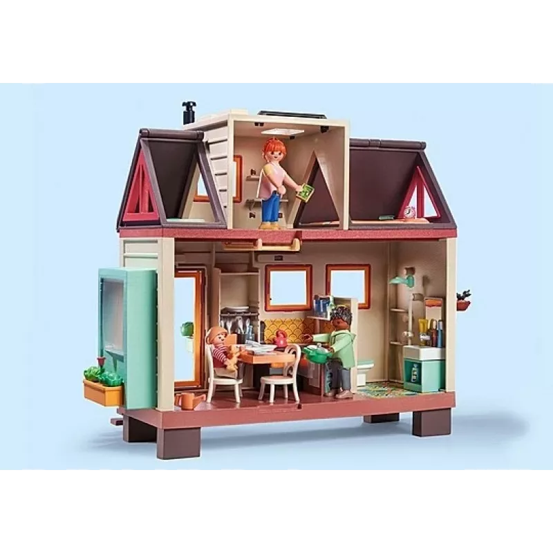 Playset Family Playmobil 71509 πολύχρωμο ηλικία 4-10