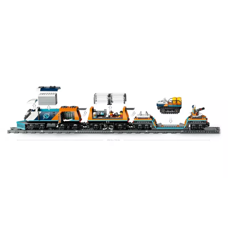 LEGO CITY 60470 Εξερευνητής Arctic Polar Express τρένο