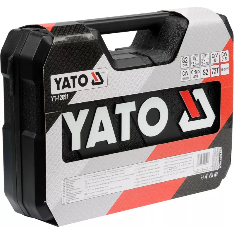 Yato YT-12691 Σετ καρυδάκια 82 τεμ.