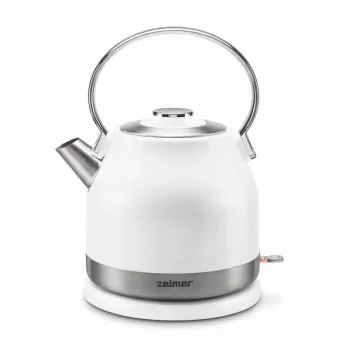 Zelmer ZCK7940 Βραστήρας 1,5 L 2200 W Ανοξείδωτος Χάλυβας, Λευκό