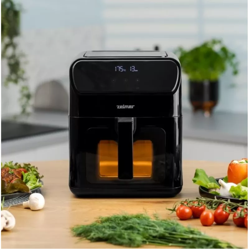 Zelmer ZAF6500 Φριτέζα Αέρος 6.5 l 1500 W Μαύρο