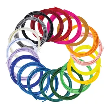 3Doodler Filament FLOW 20 PLA 20 Χρώματα Ανταλλακτικό Πακέτο Πολυγαλακτικό Οξύ (PLA) Μαύρο, Μπλε, Σκούρο Πράσινο, Σκούρο Ροζ, Χρυσό, Πράσινο, Μωβ, Μπλε Ναυτικό, Πορτοκαλί, Ροζ, Διαφανές, Λευκό, Κίτρινο