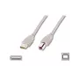 Logilink Καλώδιο Σύνδεσης USB 2.0 USB-A σε USB-B USB A Αρσενικό USB B Αρσενικό