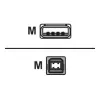 Logilink Καλώδιο Σύνδεσης USB 2.0 USB-A σε USB-B USB A Αρσενικό USB B Αρσενικό
