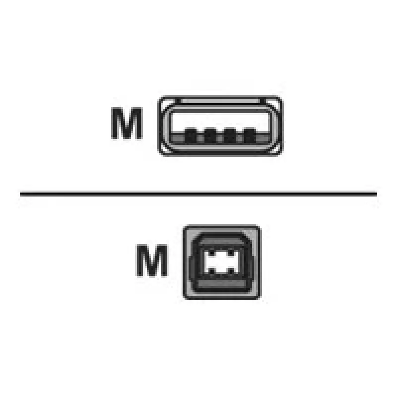 Logilink Καλώδιο Σύνδεσης USB 2.0 USB-A σε USB-B USB A Αρσενικό USB B Αρσενικό
