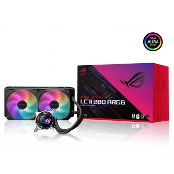 ASUS ROG STRIX LC II 280 ARGB Επεξεργαστής All-in-One Υδρόψυξη 14 cm Μαύρο 1 τεμ.