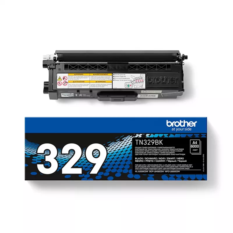 Brother TN-329BK Τόνερ, Μαύρο, 6000 Σελίδες