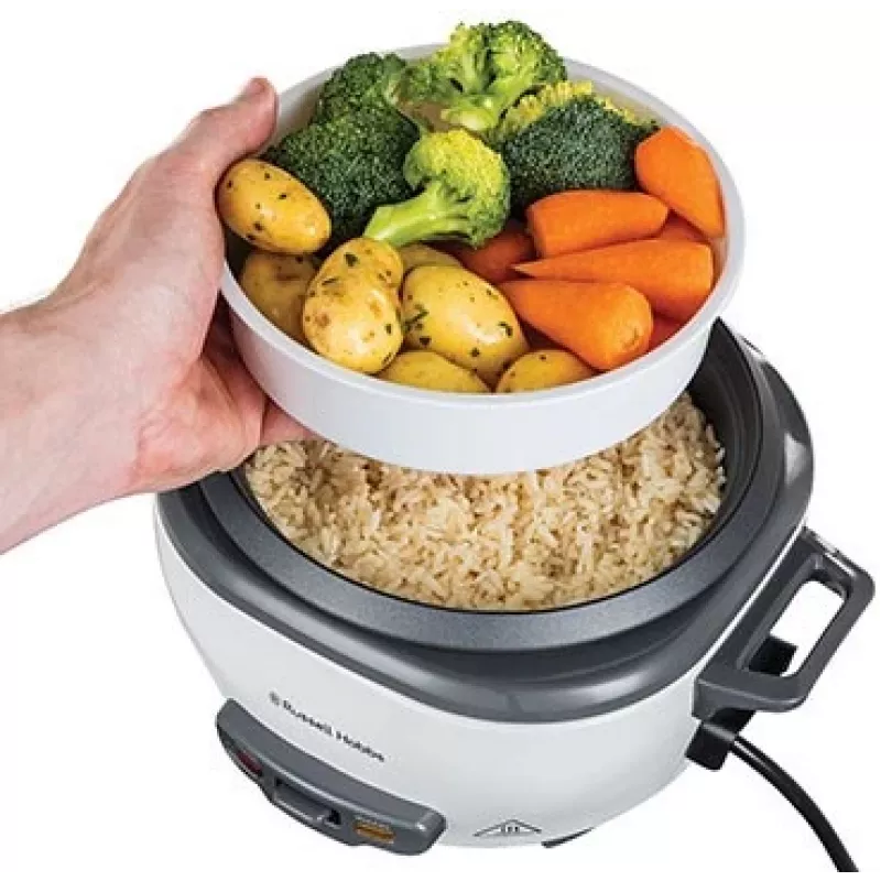 Russell Hobbs 27020-56 μίνι μηχανή ρυζιού, 0,4 L, μαύρο/λευκό