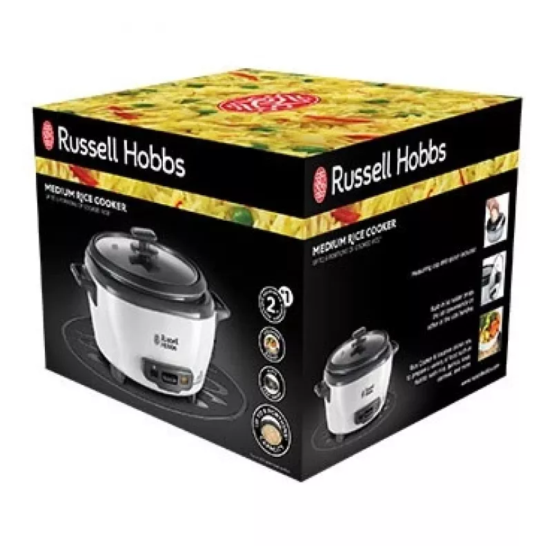 Russell Hobbs 27020-56 μίνι μηχανή ρυζιού, 0,4 L, μαύρο/λευκό