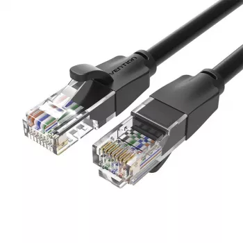 Καλώδιο δικτύου UTP-CAT6-Vention IBEBN RJ45 Ethernet 1000Mbit/s 15m (μαύρο)