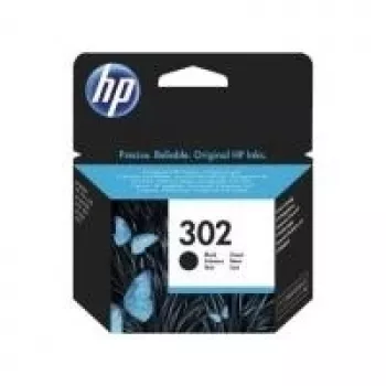 HP 302 γνήσιο μαύρο δοχείο μελάνης F6U66AE 301Blister