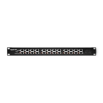 Patchpanel QOLTEC 54478 12 θύρες PoE μαύρο