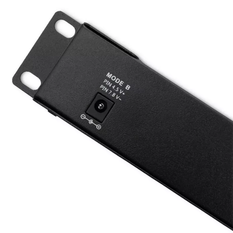 Patchpanel QOLTEC 54478 12 θύρες PoE μαύρο