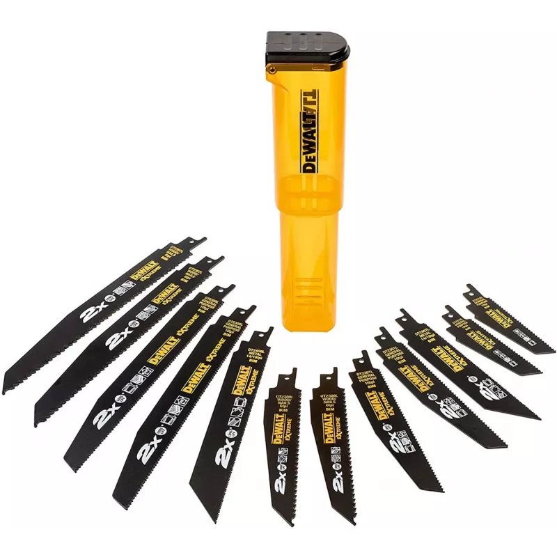Λεπίδες σπαθοπρίονου DEWALT - σετ 12 τεμ.