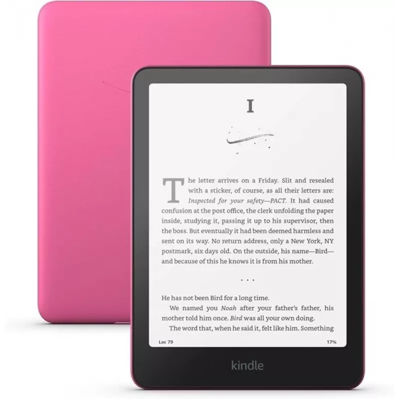 Amazon Kindle Paperwhite (12ης γενιάς, 2024) B0CFPTK5JG συσκευή ανάγνωσης e-book 7", 16 GB, Wi-Fi, με διαφημίσεις, Σμέουρο