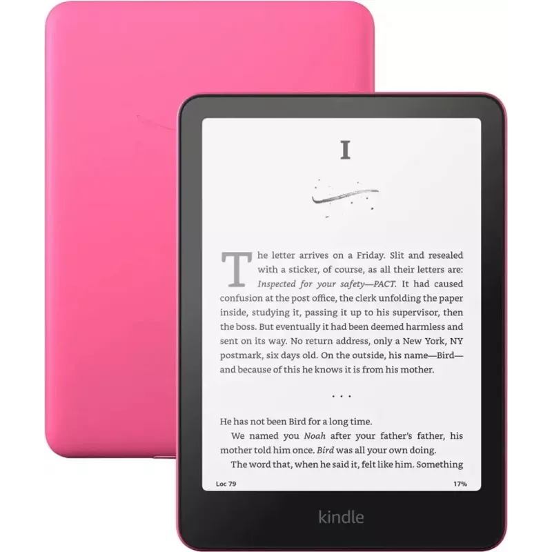 Amazon Kindle Paperwhite (12ης γενιάς, 2024) B0CFPTK5JG συσκευή ανάγνωσης e-book 7", 16 GB, Wi-Fi, με διαφημίσεις, Σμέουρο