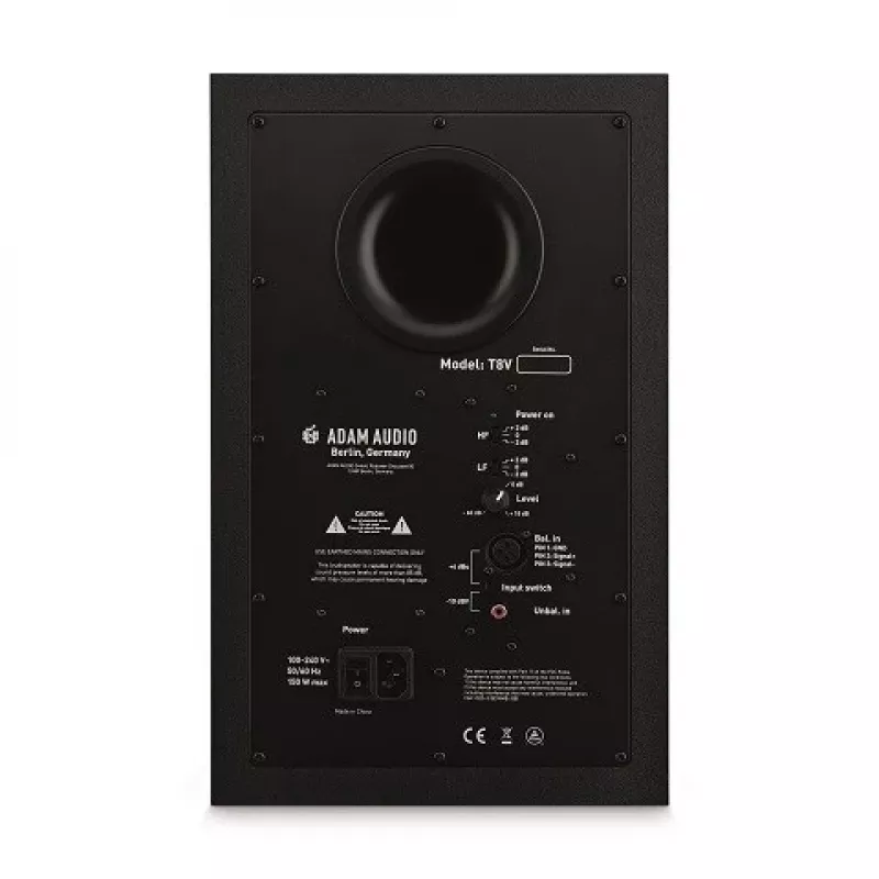 ADAM AUDIO T8V ενεργό ηχείο παρακολούθησης, μαύρο