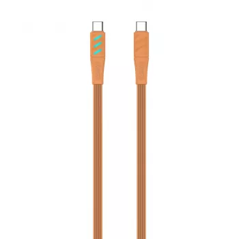 Havit CB6254 καλώδιο φόρτισης USB Type-C σε USB Type-C 1 m πορτοκαλί