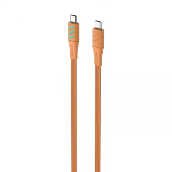 Havit CB6254 καλώδιο φόρτισης USB Type-C σε USB Type-C 1 m πορτοκαλί