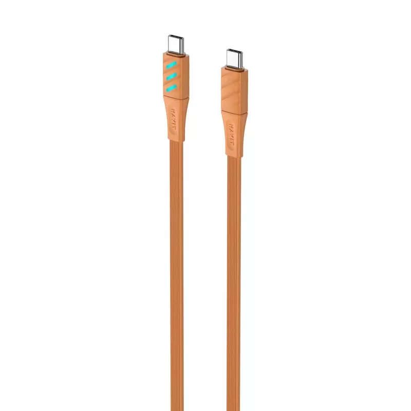 Havit CB6254 καλώδιο φόρτισης USB Type-C σε USB Type-C 1 m πορτοκαλί