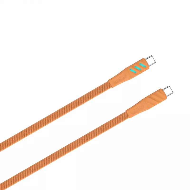 Havit CB6254 καλώδιο φόρτισης USB Type-C σε USB Type-C 1 m πορτοκαλί