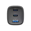 Havit UC20 φορτιστής ταξιδιού τριών θυρών GaN 65W μαύρος